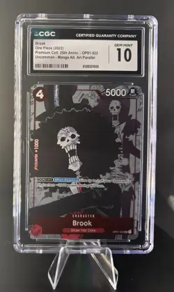 Brook One Piece 25th Anniversary Premium Card Collection CGC 10 - Image 1