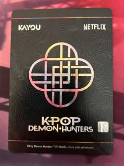 Mystery Serialized #0963/2026 - KPDH01-CR-007 Kayou KPop Demon Hunters Card - Image 2
