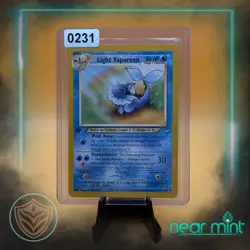 LIGHT VAPOREON 52/105 Neo Destiny 1st EDITION Pokemon TCG card NM+ CLEAN! - Image 3