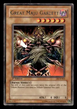 Dark Crisis Great Maju Garzett #DCR-063 1st Edition Yu-Gi-Oh! TCG Single Card - Image 1