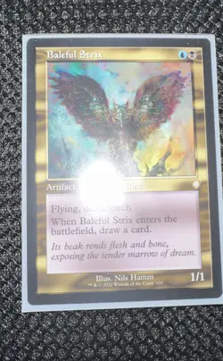 Baleful Strix (Retro Frame) Commander: the Brothers' War Regular - Image 2