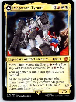 Megatron, Tyrant 12 Universes Beyond: Transformers MTG LP - Image 1