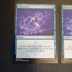 MTG - Brainstorm - Masters 25 - Lightly Played - Image 2