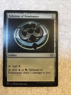 Mtg - Talisman Of Dominance - MIC U 164 - Image 1
