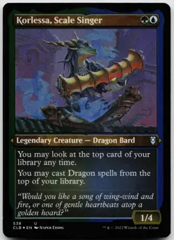 Korlessa, Scale Singer (Foil Etched) 538 Magic: The Gathering NM - Image 1