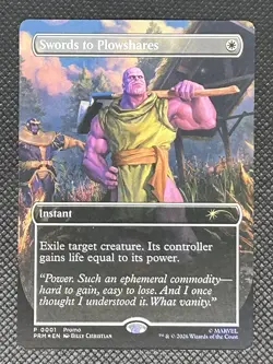 Thanos Swords To Plowshares P0001 MTG PSA Magazine Exclusive Promo May 2026 - Image 1