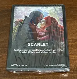 MTG Magic the Gathering Marvel Jumpstart Scarlet Deck Pack Sealed - Image 1