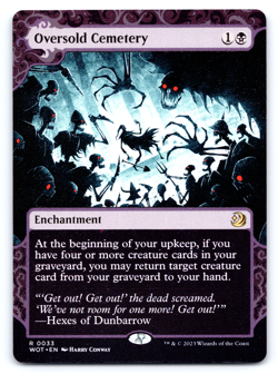 Oversold Cemetery - Wilds of Eldraine: Enchanting Tales MTG - Image 1