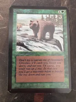 *** ALPHA Grizzly Bears *** NM-Mint Beauty! - DUTYFREE - Magic MtG - Image 1