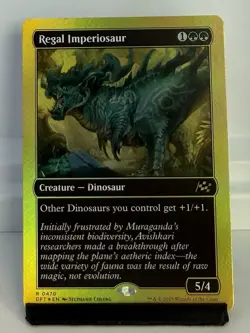 Magic: The Gathering Regal Imperiosaur First Place Foil Creature DFT 0470 - Image 1
