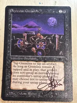 MTG ARTIST PROOF MTG Gremlins AP Sketch Art Amy WEBER - Image 2