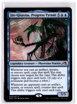 Jin-Gitaxias, Progress Tyrant Neon Dynasty 59 LP x1 MTG Magic: the Gathering - Image 1