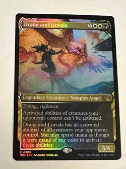 Drana and Linvala (Showcase) Foil NM MTG March of the Machine - Image 1