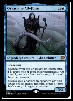MTG Orvar, the All-Form #70 Kaldheim KHM Rare Non-Foil - Image 1