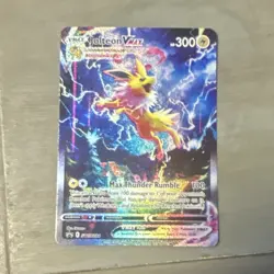 Pokemon TCG Jolteon VMAX SWSH184 Sword & Shield Promo Holo English 300 HP - Image 1