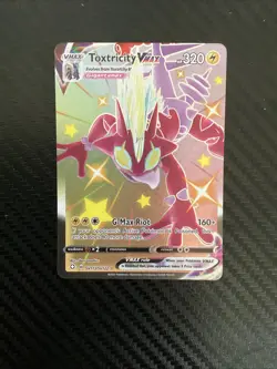 Toxtricity VMAX SV113/SV122 Holo VMAX Rare Shining Fates Shiny Vault Pokemon NM - Image 1