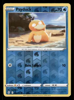 Psyduck SWSH07: Evolving Skies #024/203 Common Reverse Holo Pokemon LP - Image 1