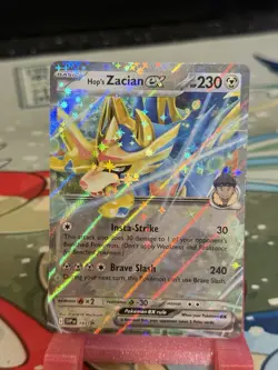 Hop's Zacian ex SVP193 Holo Double Rare Scarlet & Violet Promo Pokemon Holo NM - Image 1