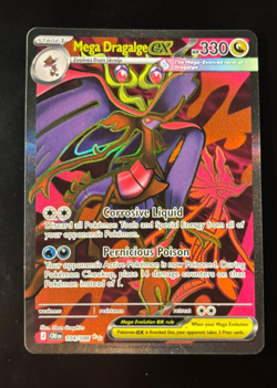 Mega Dragalge ex 104/086 Holo Ultra Rare Chaos Rising Pokemon NM/M - Image 1