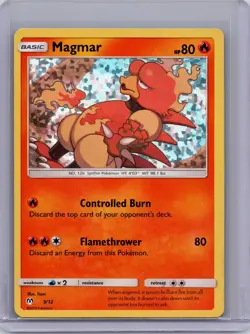 Magmar Holo PROMO (3/12) - Pokemon TCG - McDonald's 2019 Promo - LP - Image 1