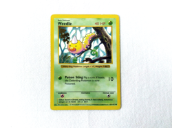 Pokemon Base Set Card Weedle 69/102 - Shadowless - Image 1