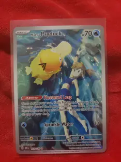 Pokemon TCG Misty's Psyduck 193/182 Sv10 IR Holo Full Art EN - Image 1