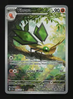 Vibrava 206/191 Holo Illustration Rare Surging Sparks Pokemon Cards - Image 1