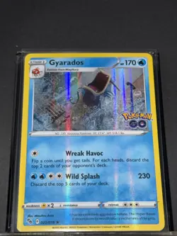 Gyarados PGO 022/078 Pokemon Holo NM - Image 1