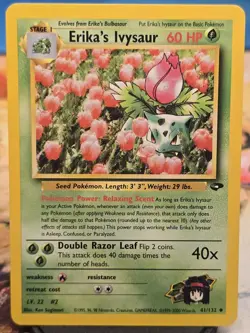 Erika's Ivysaur 41/132 Gym Challenge Pokemon TCG - Image 1