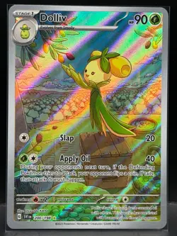 2023 Pokemon Scarlet & Violet Base Dolliv #200/198 Illustration Rare IR - Image 1