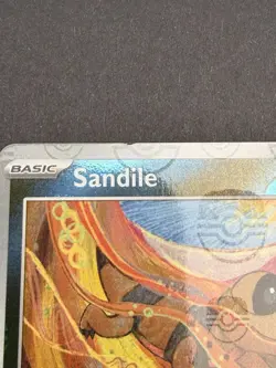 Pokemon TCG SV: Black Bolt #057/086 Sandile (Master Ball Pattern) LP - Image 2