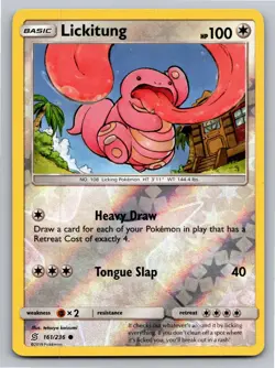 Lickitung 161/236 Common Unified Minds Pokemon Reverse Holo Near Mint - Image 1