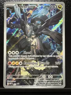 N’s Zekrom 031 Black Star Promo Mega Evolution Ascended Heroes Pokemon Full Art - Image 1