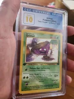 (POP 5) 2000 Pokemon Team Rocket 1st Edition Grimer 57/82 CGC 10 PRISTINE - Image 1