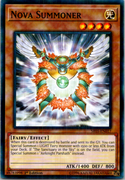 Nova Summoner SR05-EN017 Yu-Gi-Oh! TCG LP 1st Edition - Image 1