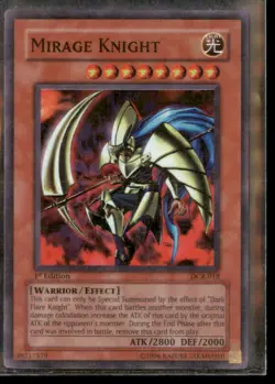 Yu Gi Oh! Mirage Knight 1st Edition DCR-018 Holo - Image 1