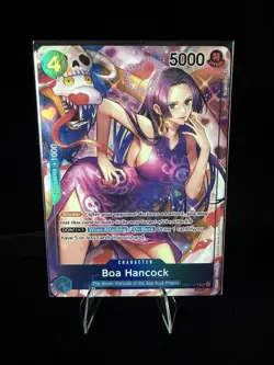 One Piece OP01-078 Boa Hancock Alternate Romance Dawn Alt Art Card NM - Image 1