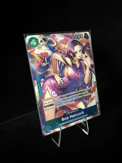 One Piece OP01-078 Boa Hancock Alternate Romance Dawn Alt Art Card NM - Image 2