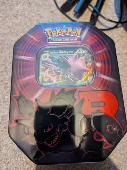 Pokemon TCG Team Rocket’s Nidoking EX Tin - Brand New & Sealed - Image 1