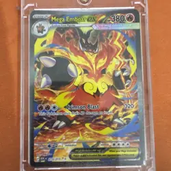 Mega Emboar ex Ascended Heroes 273/217 Special Illustration Rare Pokemon TCG NM - Image 1