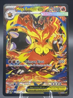 Mega Emboar ex 273/217 - Special Illustration Rare Ascended Heroes - Pokemon NM - Image 1