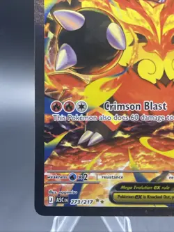 Mega Emboar ex 273/217 - Special Illustration Rare Ascended Heroes - Pokemon NM - Image 5