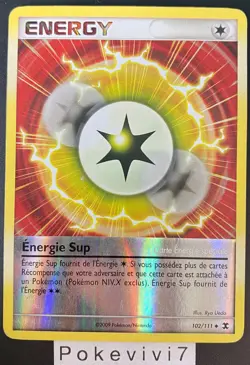 Carte Pokemon ENERGIE SUP 102/111 REVERSE PLATINE FR OCCASION - Image 1