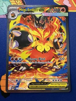 Pokemon TCG Mega Emboar ex 273/217 Ascended Heroes Special Illustration Rare NM - Image 1