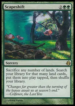 MTG English Scapeshift Light Play Foil Morningtide - Image 1