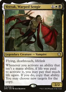 MTG Verrak, Warped Sengir ** Dominaria United Commander ** English - Image 1