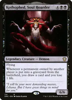 MTG Kothophed, Soul Hoarder ** Dominaria United Commander ** English - Image 1