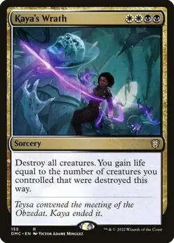 MTG Kaya's Wrath ** Dominaria United Commander ** English - Image 1