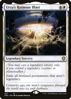 MTG Urza's Ruinous Blast ** Dominaria United Commander ** English - Image 1