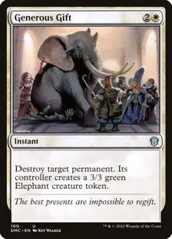 MTG Generous Gift ** Dominaria United Commander ** English - Image 1
